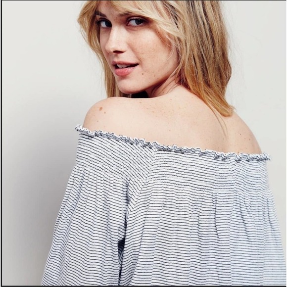 we The Free, Free People Lexington Tee w/Off Shoulder Detail - Picture 2 of 9